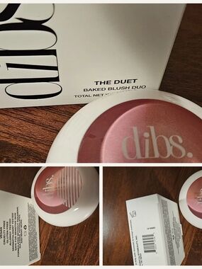 DIBS Beauty The Duet Baked Blush Duo — Pop Star, NWT